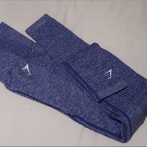 Vital seamless purple gym shark legging